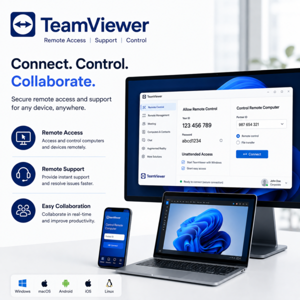 TeamViewer Feature Highlight - Buy Genuine License Online | Software License Hub