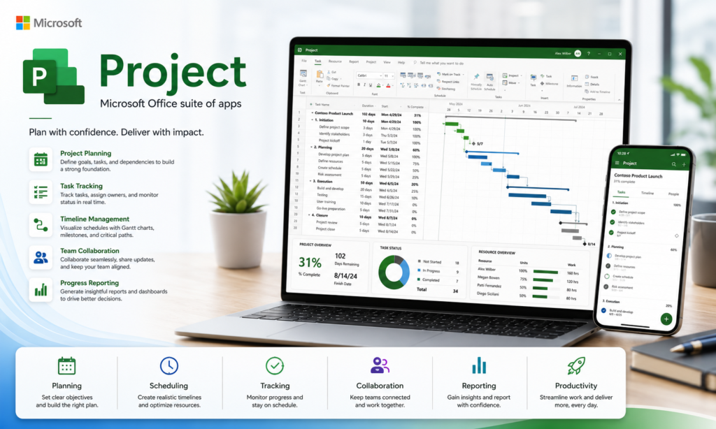 Project Dashboard Interface - Buy Genuine License Online | Software License Hub