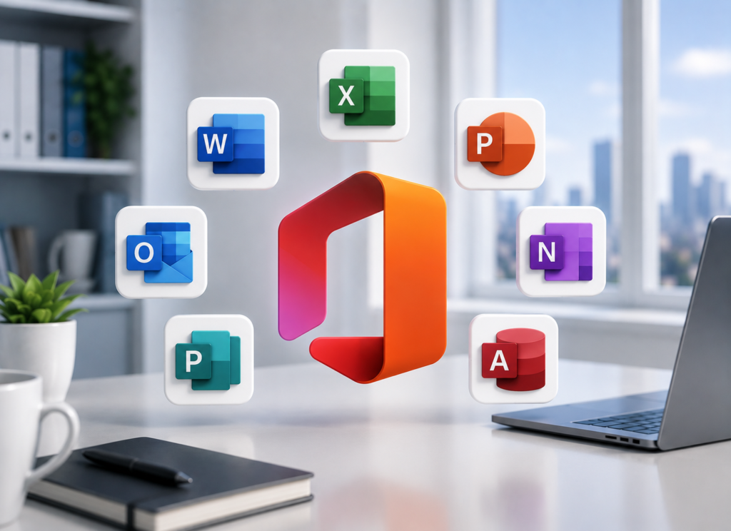 Office 2024 Concept Graphic - Buy Genuine License Online | Software License Hub