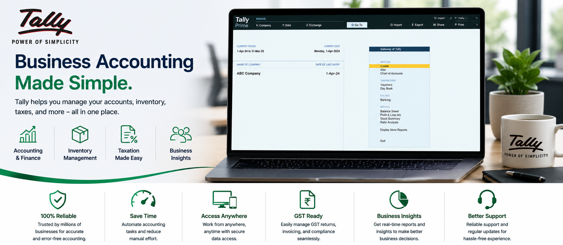 Tally Logo Banner - Buy Genuine License Online | Software License Hub