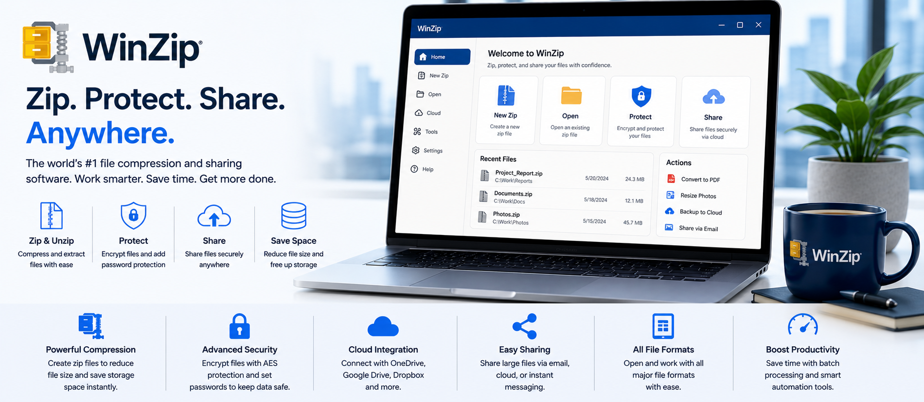 WinZip Logo Banner - Buy Genuine License Online | Software License Hub