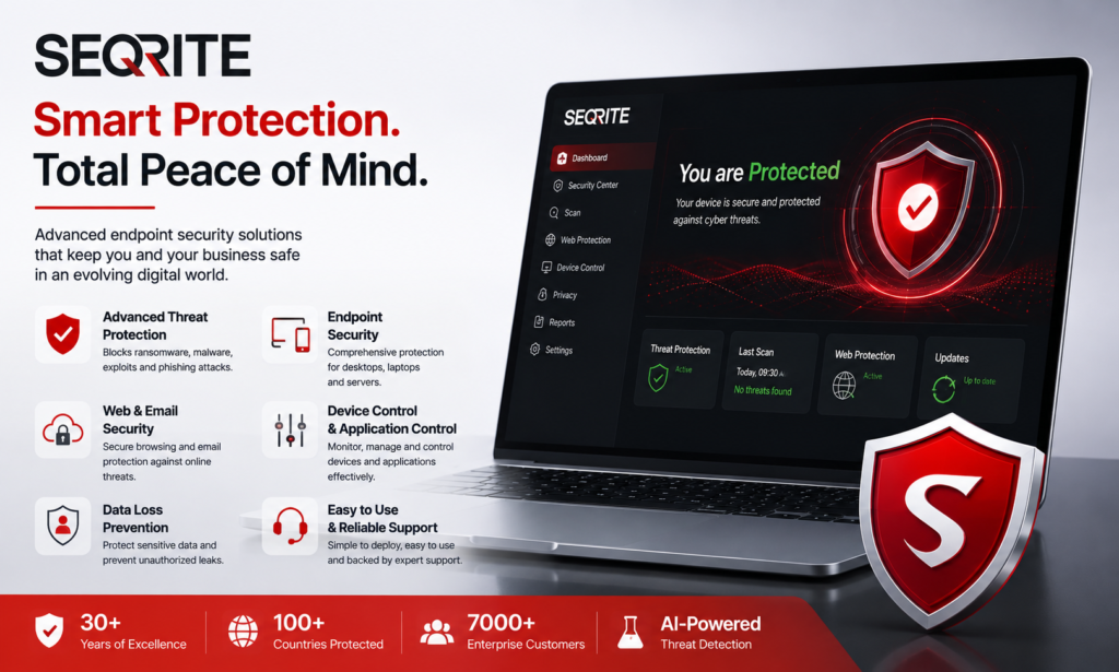 Seqrite Logo Banner - Buy Genuine License Online | Software License Hub